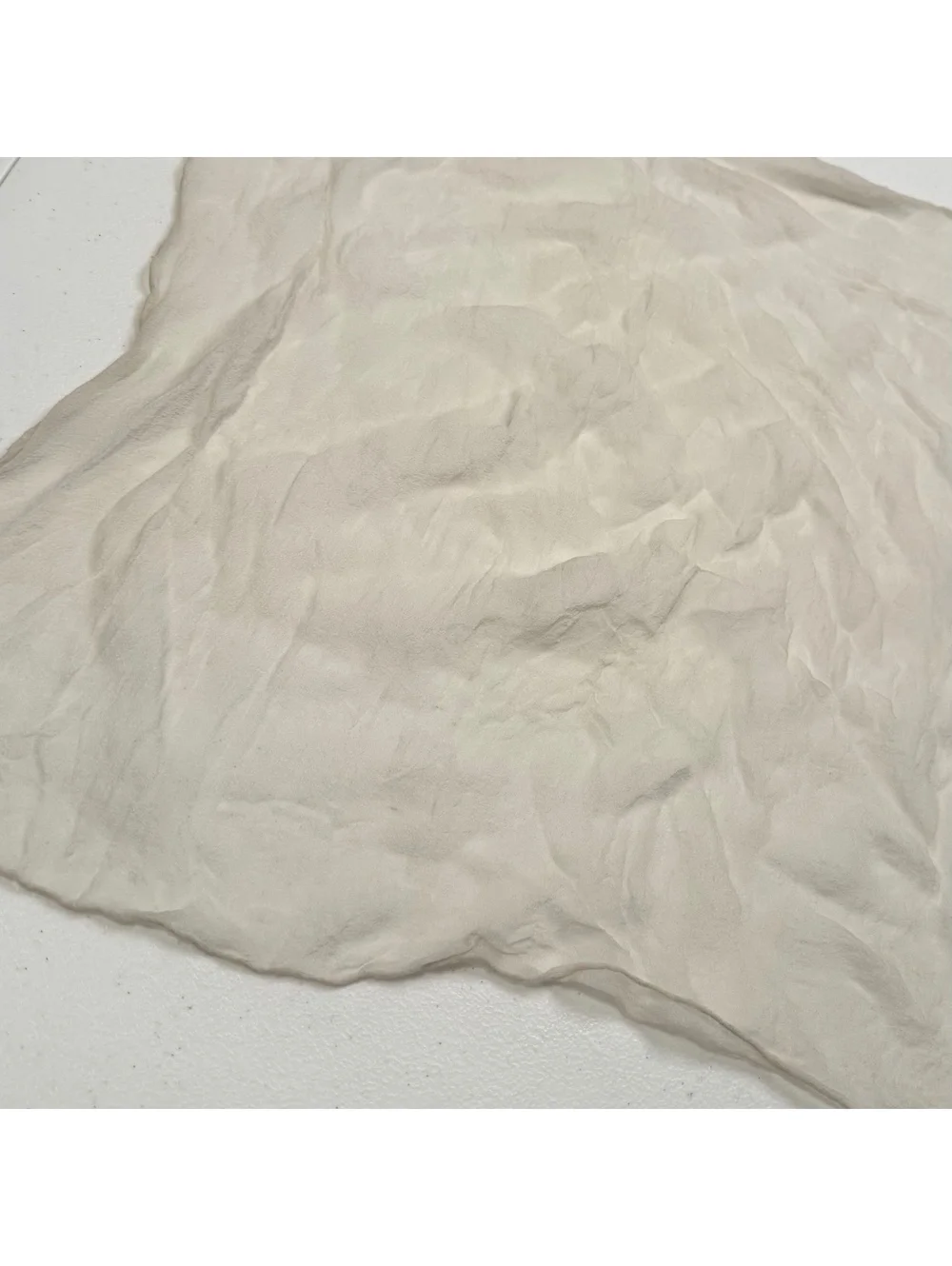 Vintage Sheer Neck Scarf Cream Off White  French Girl Cottagecore
